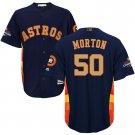 Men/Youth's Astros #50 Charlie Morton Navy 2018 Gold Program Jersey