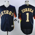 Men/Youth's Astros 1 Carlos Correa Navy 2018 Gold Program Jersey