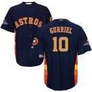 Men/Youth's Astros 10 Yuli Gurriel Navy 2018 Gold Program Jersey