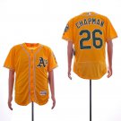 Men/Youth's Athletics 26 Matt Chapman Yellow Flexbase Jersey
