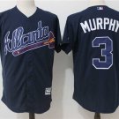 Men/Youth's Atlanta Braves #3 Dale Murphy Navy Blue Jersey