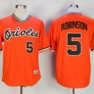 Men/Youth's Baltimore Orioles #5 Brooks Robinson Orange 1975 Throwback Jersey