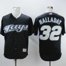 Men/Youth's Blue Jays 32 Roy Halladay Black 2008 Jersey