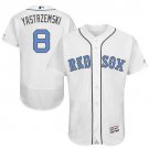 Men/Youth's Boston Red Sox #8 Carl Yastrzemski White Father's Day Flexbase Jersey