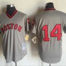 Men/Youth's Boston Red Sox #14 Jim Rice Gray M&N Throwback Pullover Jersey