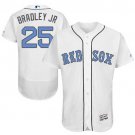 Men/Youth's Boston Red Sox #25 Jackie Bradley Jr White Father's Day Flexbase Jersey