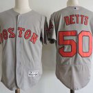 Men/Youth's Boston Red Sox #50 Mookie Betts Gray Flexbase Jersey