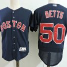 Men/Youth's Boston Red Sox #50 Mookie Betts Navy Blue Flexbase Jersey