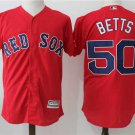 Men/Youth's Boston Red Sox #50 Mookie Betts Red Jersey