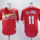 Men/Youth's Cardinals 11 Paul DeJong Red Cool Base Jersey