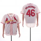 Men/Youth's Cardinals 46 Paul Goldschmidt Cream Cool Base Jersey