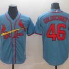 Men/Youth's Cardinals 46 Paul Goldschmidt Light Blue Cool Base Jersey