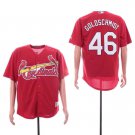 Men/Youth's Cardinals 46 Paul Goldschmidt Red Cool Base Jersey
