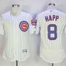 Men/Youth's Chicago Cubs #8 Ian Happ White Flexbase Jersey