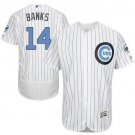 Men/Youth's Chicago Cubs #14 Ernie Banks White Father's Day Flexbase Jersey