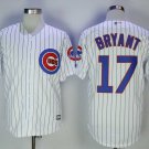 Men/Youth's Chicago Cubs #17 Kris Bryant White Cool Base Jersey