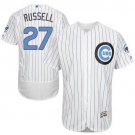 Men/Youth's Chicago Cubs #27 Addison Russell White Father's Day Flexbase Jersey