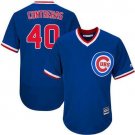 Men/Youth's Chicago Cubs #40 Willson Contreras Blue Cooperstown Jersey
