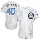 Men/Youth's Chicago Cubs #40 Willson Contreras White Father's Day Flexbase Jersey