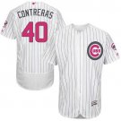 Men/Youth's Chicago Cubs #40 Willson Contreras White Mother's Day Flexbase Jersey