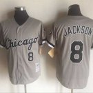 Men/Youth's Chicago White Sox #8 Bo Jackson Gray M&N Throwback Jersey