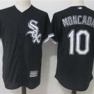Men/Youth's Chicago White Sox #10 Yoan Moncada Black Jersey