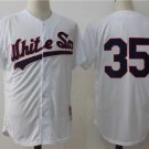 Men/Youth's Chicago White Sox #35 Frank Thomas White M&N Throwback Jersey