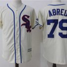 Men/Youth's Chicago White Sox #79 Jose Abreu Cream Jersey