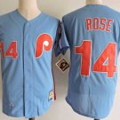Men/Youth's Cincinnati Reds #14 Pete Rose Blue Cooperstown Jersey