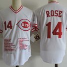 Men/Youth's Cincinnati Reds #14 Pete Rose White Cooperstown Jersey