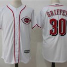 Men/Youth's Cincinnati Reds #30 Ken Griffey White Jersey