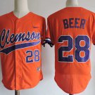 Men/Youth's Clemson Tigers #28 Seth Beer Orange College Jersey