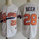 Men/Youth's Clemson Tigers #28 Seth Beer White College Jersey