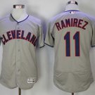 Men/Youth's Cleveland Indians #11 Jose Ramirez Gray Flexbase Jersey