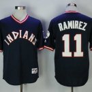 Men/Youth's Cleveland Indians #11 Jose Ramirez Navy  Jersey
