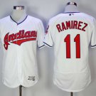 Men/Youth's Cleveland Indians #11 Jose Ramirez White Flexbase Jersey