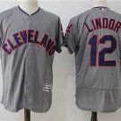 Men/Youth's Cleveland Indians #12 Francisco Lindor Gray Flexbase Jersey