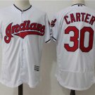 Men/Youth's Cleveland Indians #30 Joe Carter White Flexbase Jersey