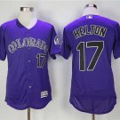 Men/Youth's Colorado Rockies #17 Todd Helton Purple Flexbase Jersey
