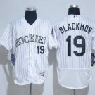 Men/Youth's Colorado Rockies #19 Charlie Blackmon White Flexbase Jersey