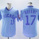Men/Youth's Cubs 17 Kris Bryant Light Blue Jersey