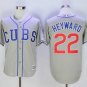 Men/Youth's Cubs 22 Jason Heyward Gray Cool Base Jersey