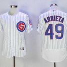 Men/Youth's Cubs 49 Jake Arrieta White Flexbase Jersey