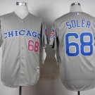 Men/Youth's Cubs 68 Jorge Soler Gray Throwback Jersey