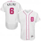 Men/Youth's Detroit Tigers #6 Al Kaline White Mother's Day Flexbase Jersey