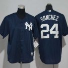 Men/Youth's Detroit Tigers #24 Miguel Cabrera Navy Blue Jersey