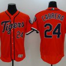 Men/Youth's Detroit Tigers #24 Miguel Cabrera Orange Flexbase Jersey