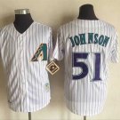 Men/Youth's Diamondbacks #51 Randy Johnson White M&N Jersey