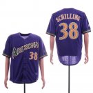 Men/Youth's Diamondbacks 38 Curt Schilling Purple Throwback Jersey