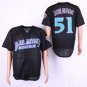 Men/Youth's Diamondbacks 51 Randy Johnson Black Mesh BP Jersey